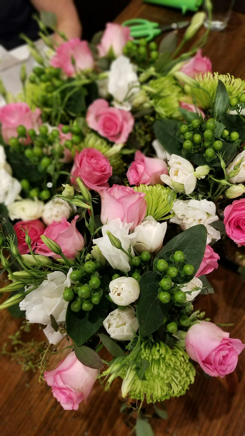 pink rose bouquet