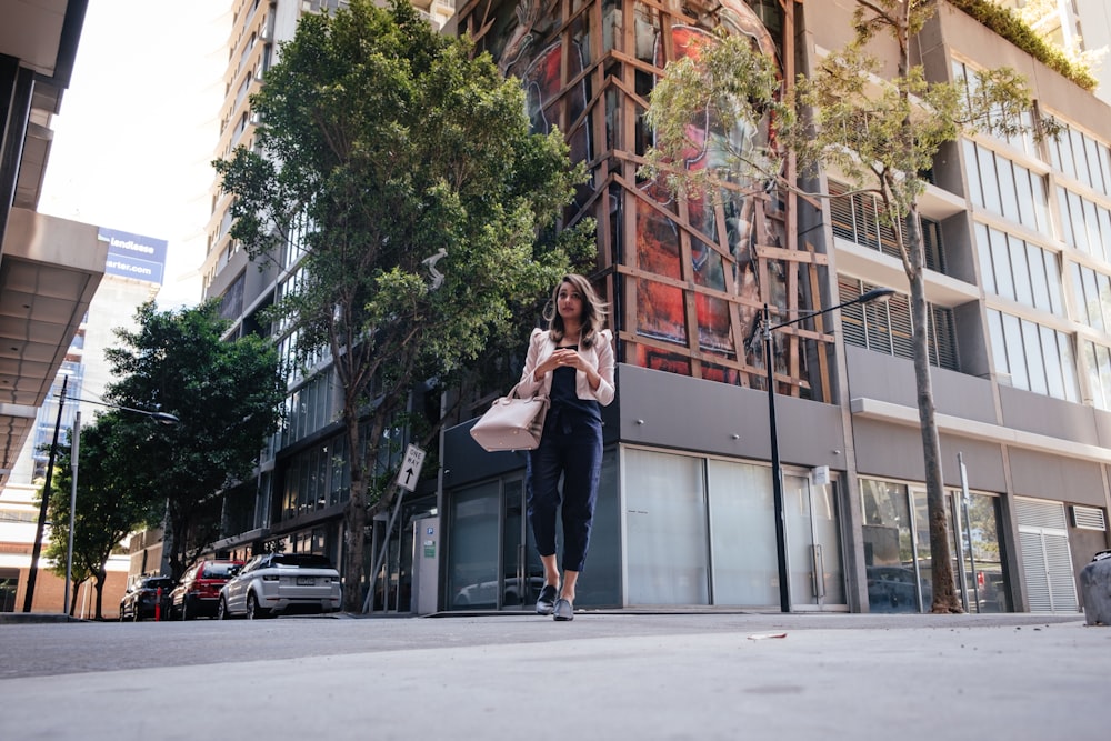 unknown person walking outdoors