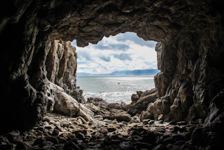 cave during daytime