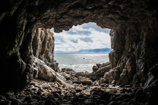 cave during daytime