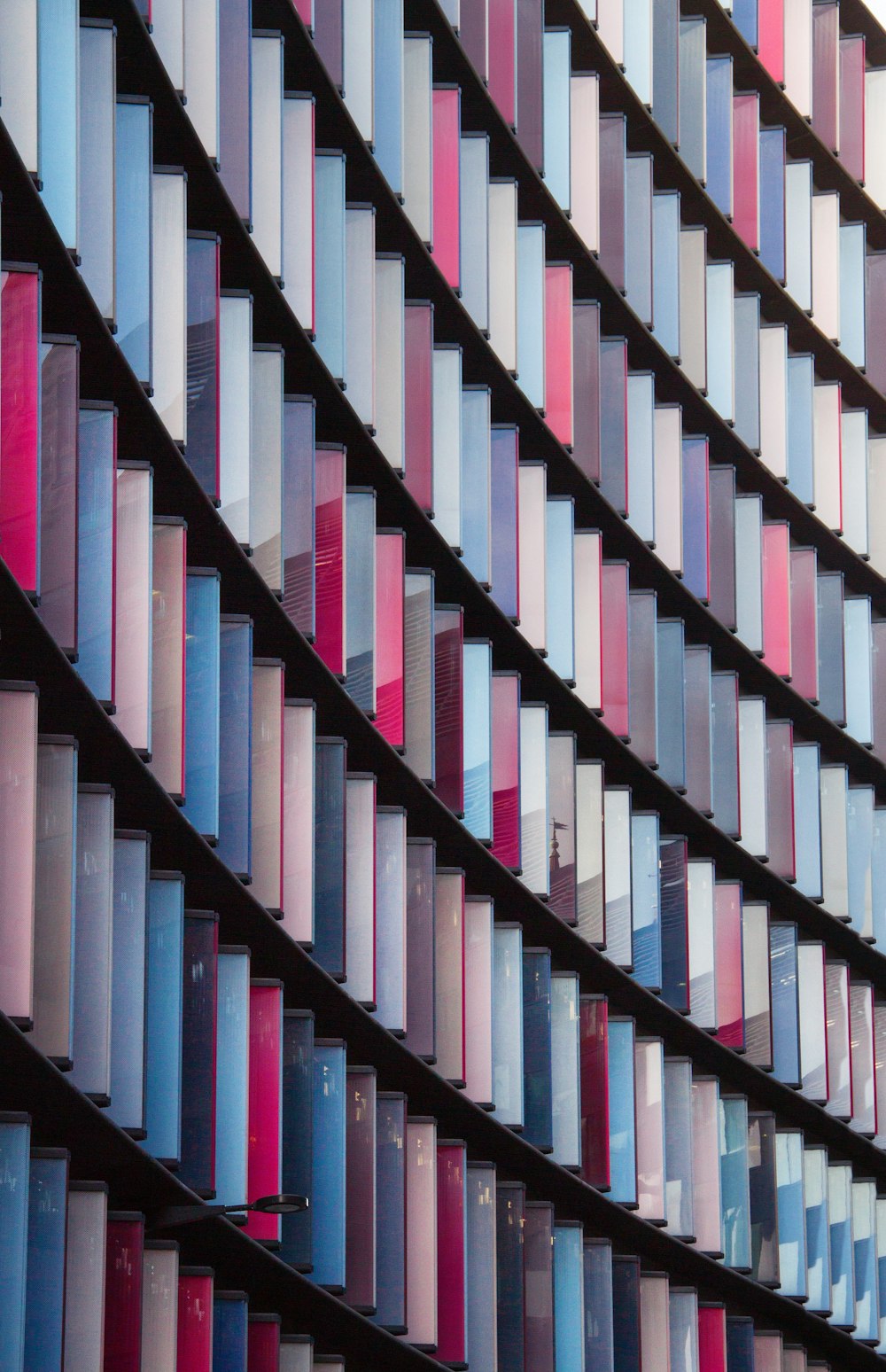 multicolored books on rack