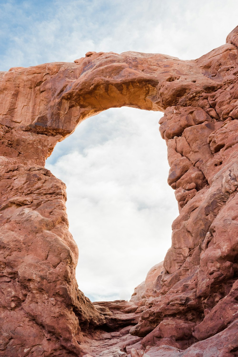 brown rock formation