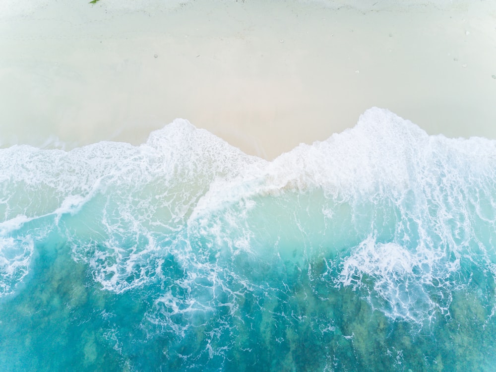 long exposure photography of body of water