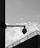 A surveillance camera is mounted on a wall with a stark, industrial design. The background consists of a cloudy sky and a large building edge, giving off a minimalist, urban feel.
