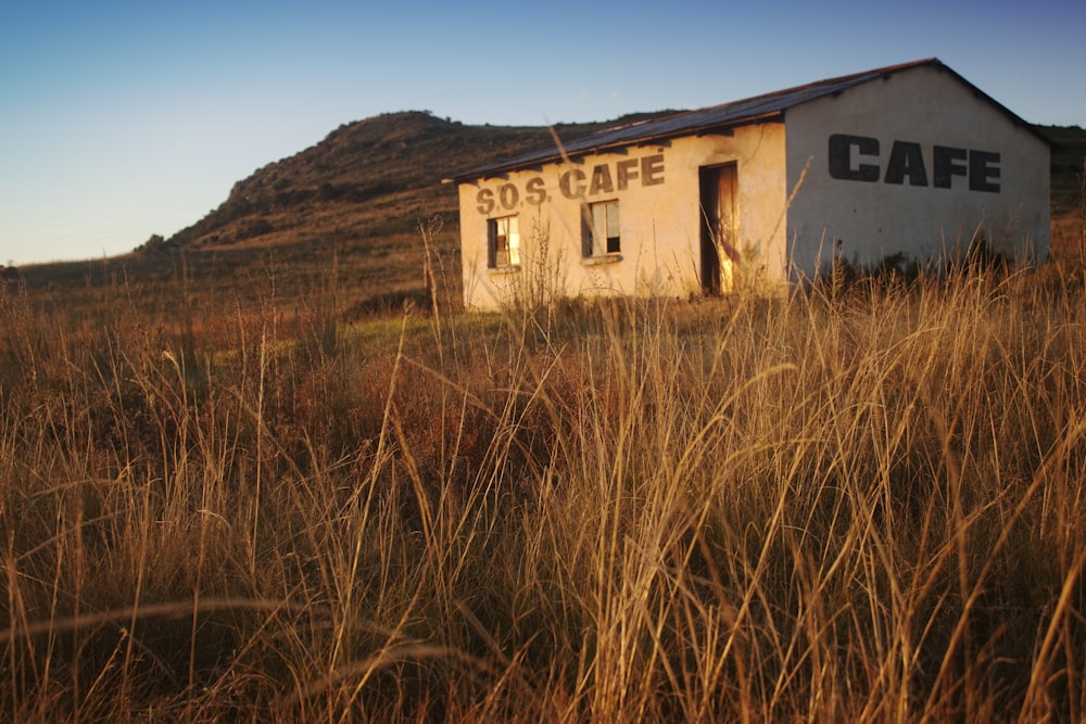 white Cafe building