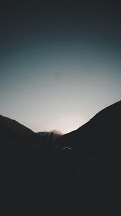 Sunset view over the serene hills surrounding Coimbatore.