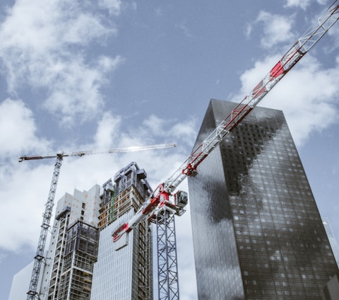 grey concrete buildings