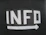 Info arrow signage