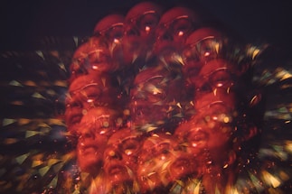 An abstract digital portrait of Maggie, glowing softly with quantum energy patterns.