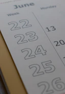 June calendar