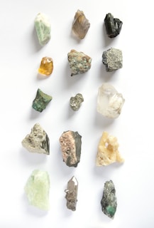 assorted-color stone lot