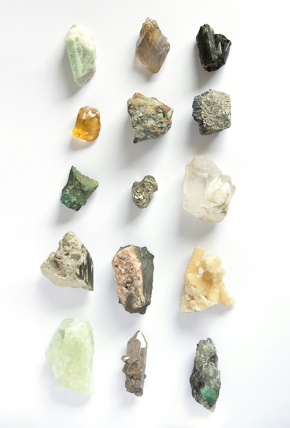 assorted-color stone lot