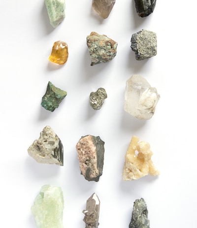 assorted-color stone lot