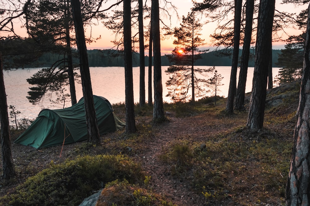 green tent