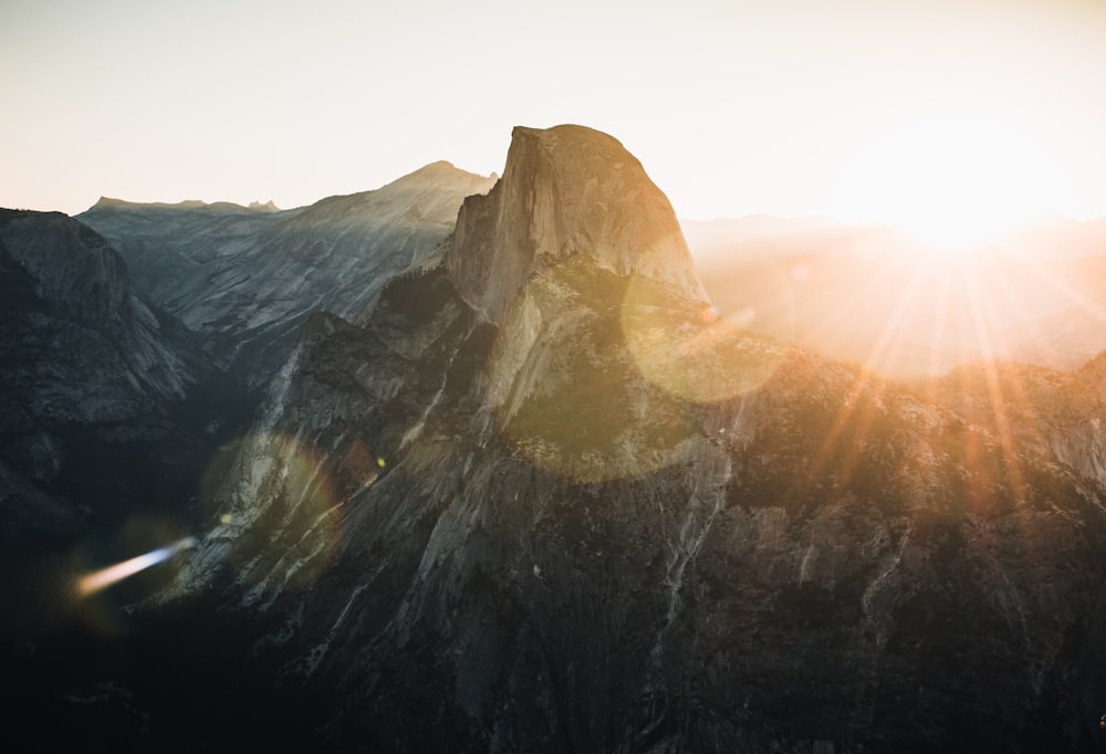 gray rock mountain