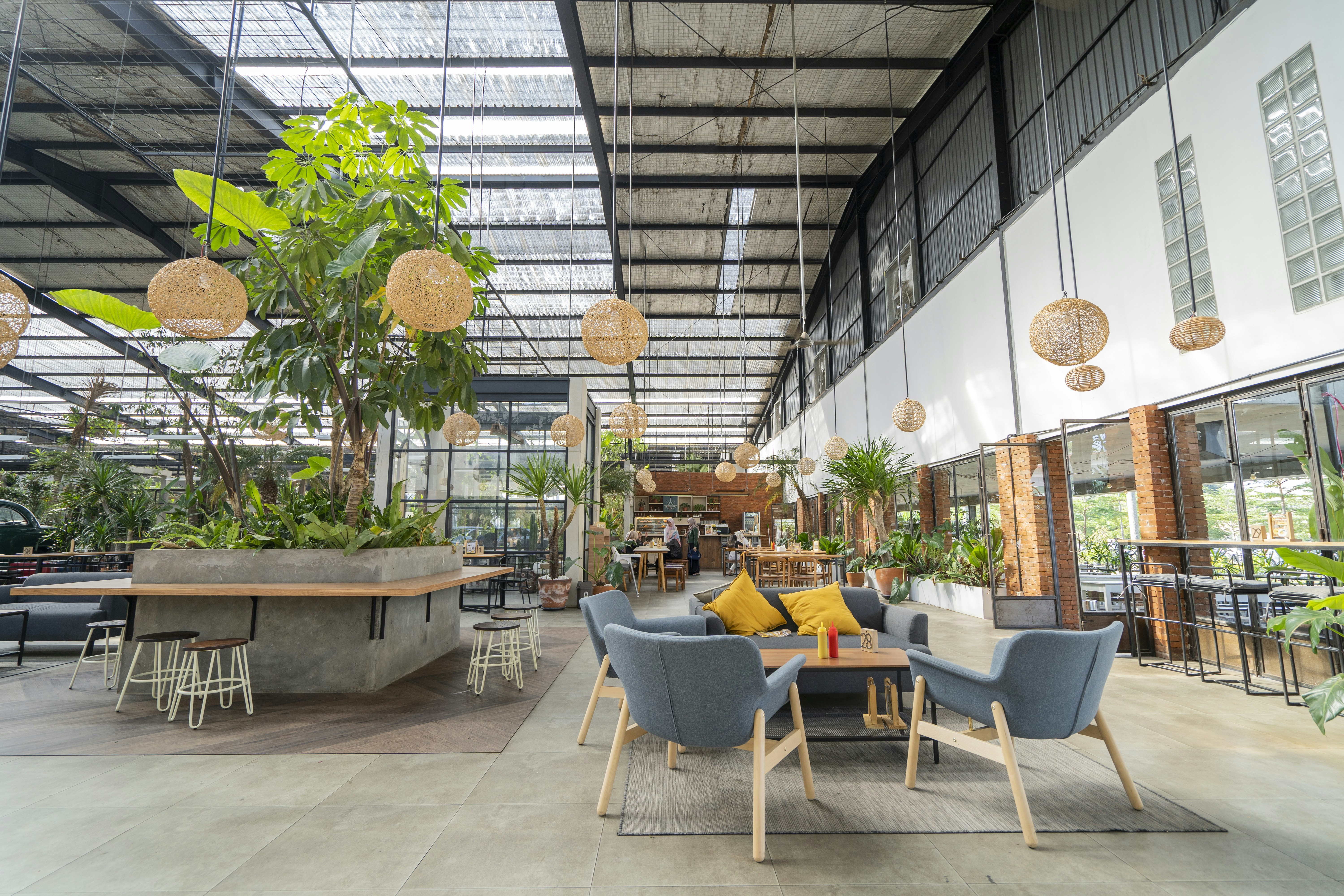 vacant chair in room