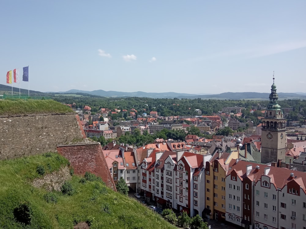 aerial view of city at daytime