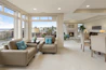 beige couch and armchair