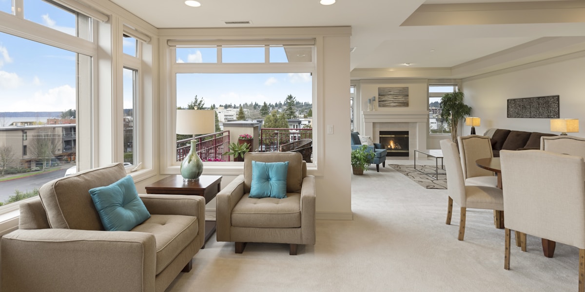 Modern clean home interior in Redange