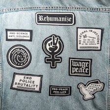 assorted-color patch
