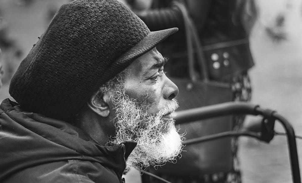 man wearing hat