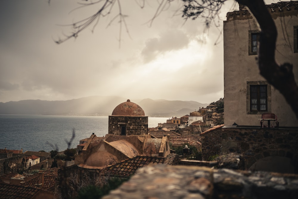 brown concrete house scenery