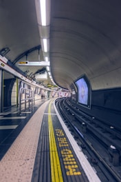 gray train station