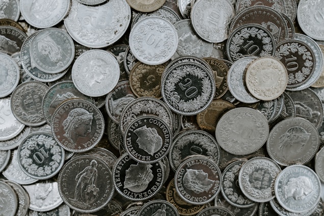 variety of coins