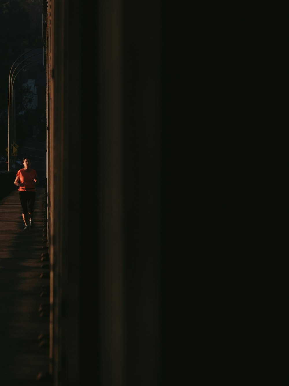 woman near wall