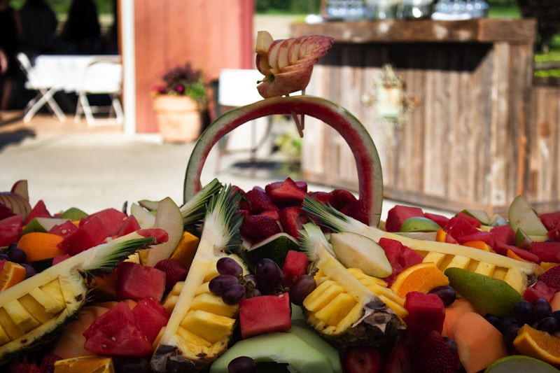 Fruit platter.