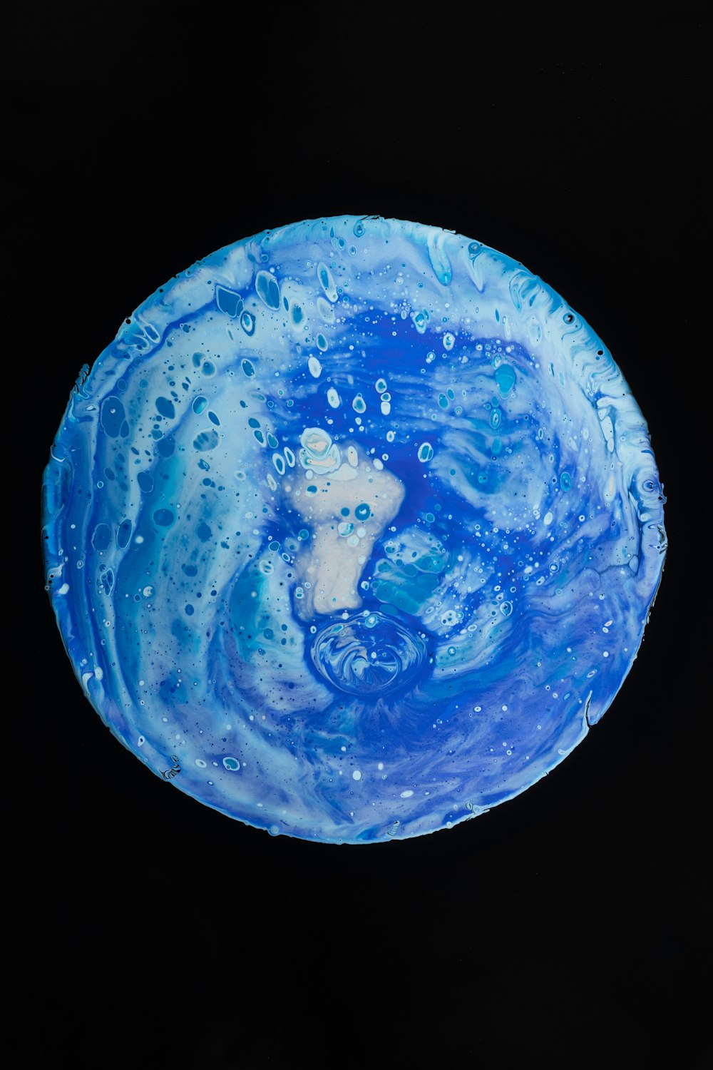 Peinture Planète Bleue