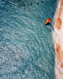 aerial photography of body of water