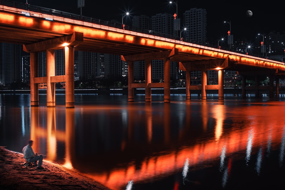 braune Betonbrücke