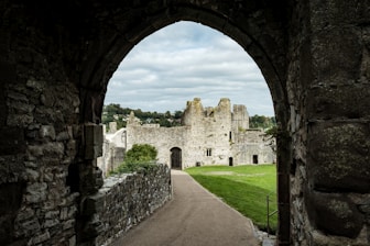 white concrete ruins