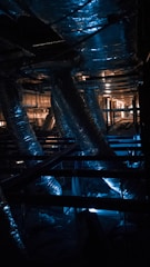 a room filled with lots of pipes and pipes