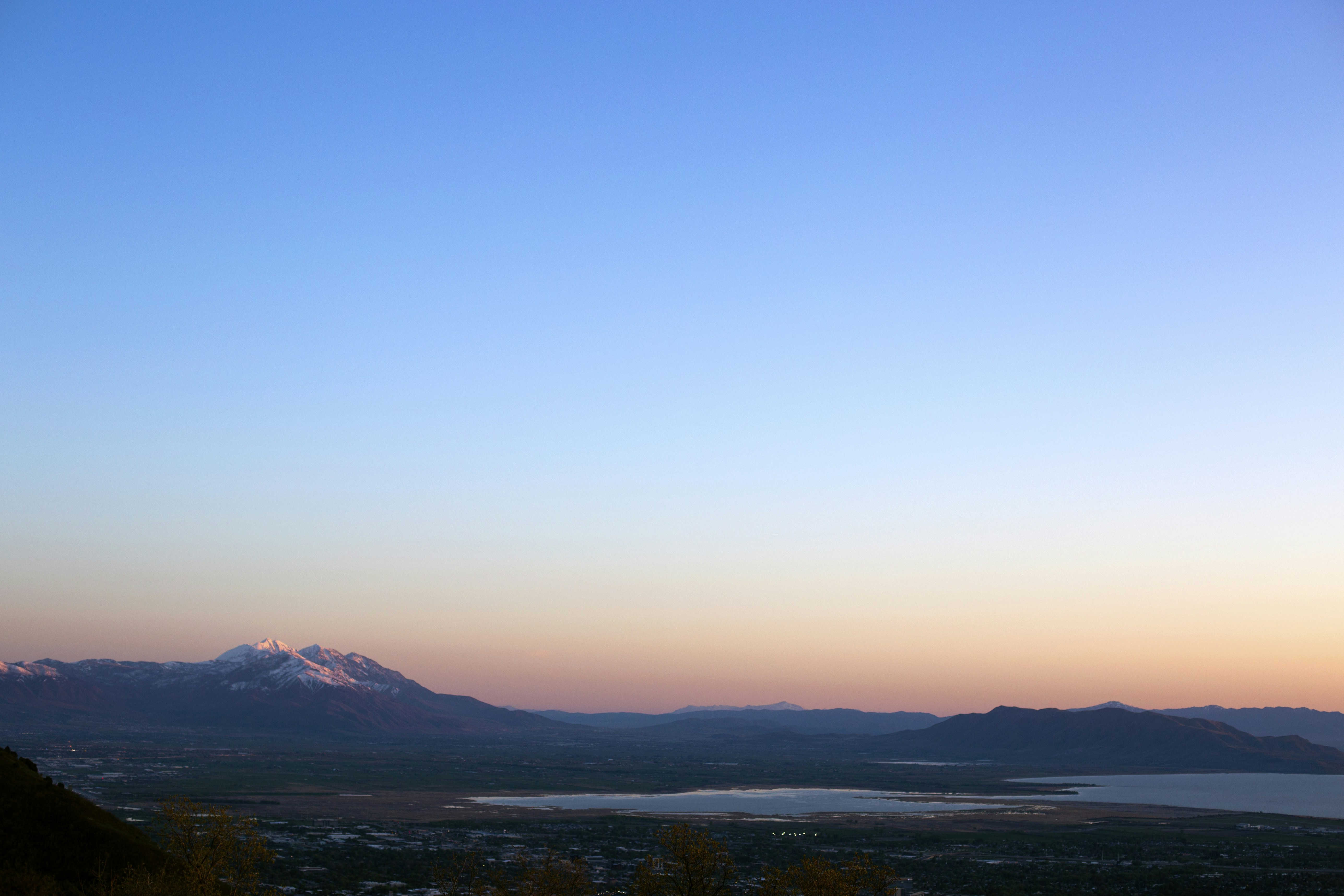 mountain during golden hour