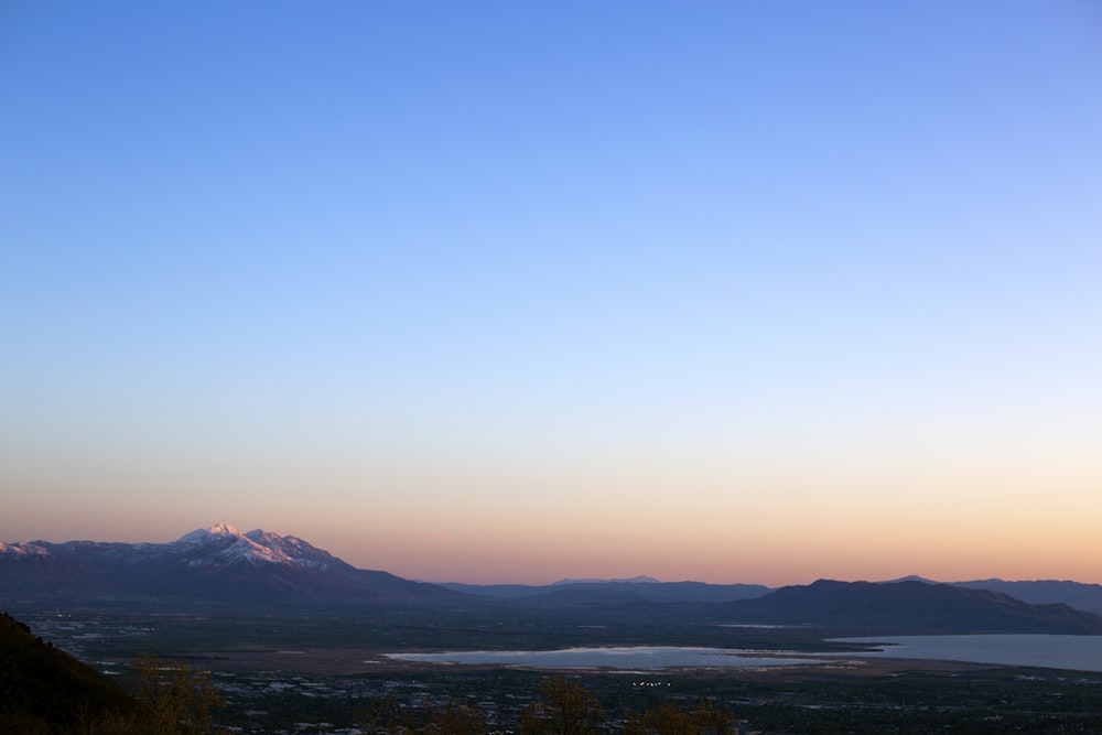 mountain during golden hour