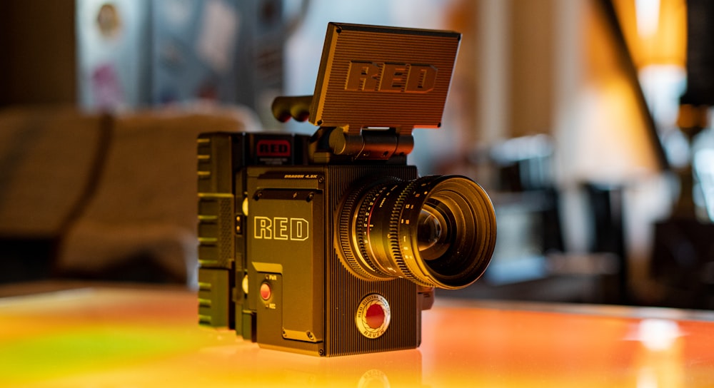 black Red camera