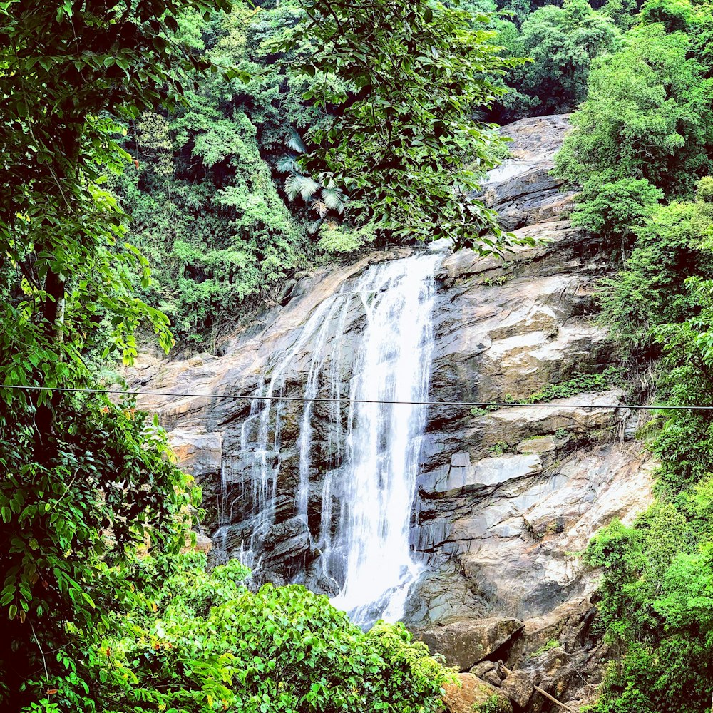 waterfalls during daytime