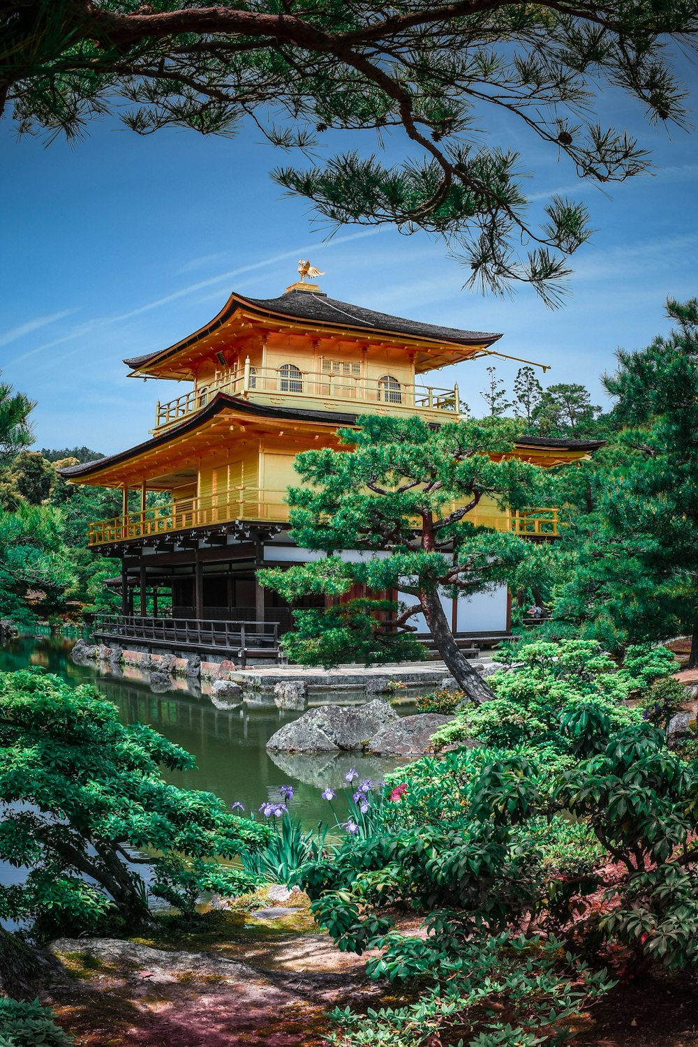 temple near trees