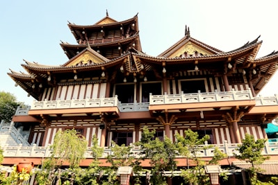 brown and white house