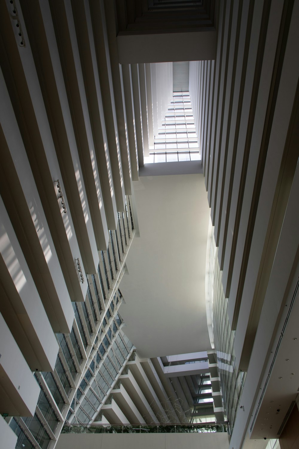 low angle photography of concrete structure