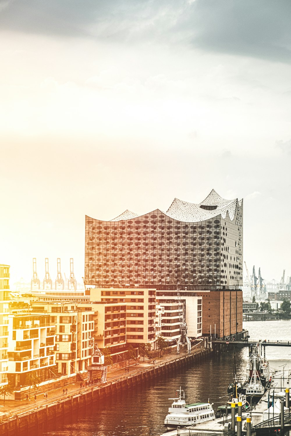 buildings near body of water