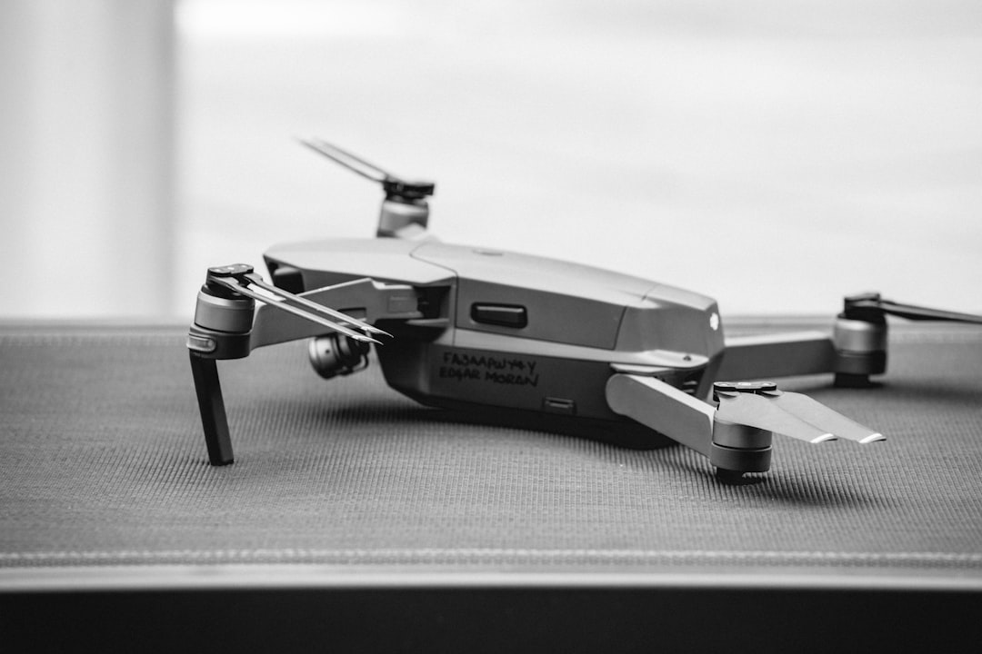 gray DJI drone