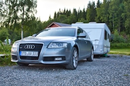 gray Audi car