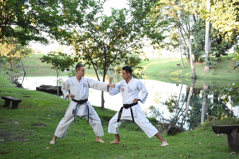 two men about to sparring