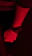 Close-up of a sleek crimsonvogue watch on a wrist, glowing under soft light.