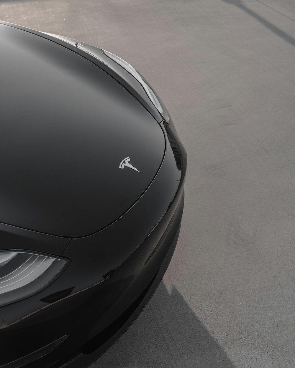 black Tesla vehicle