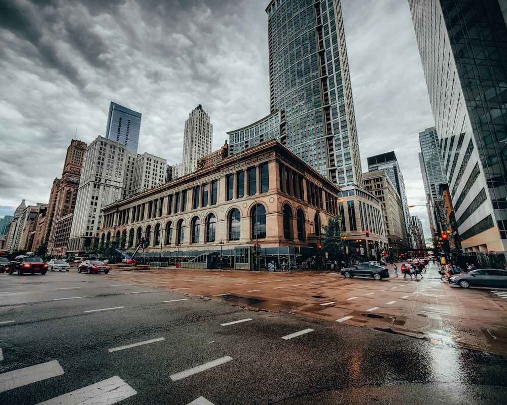 road between buildings during daytime