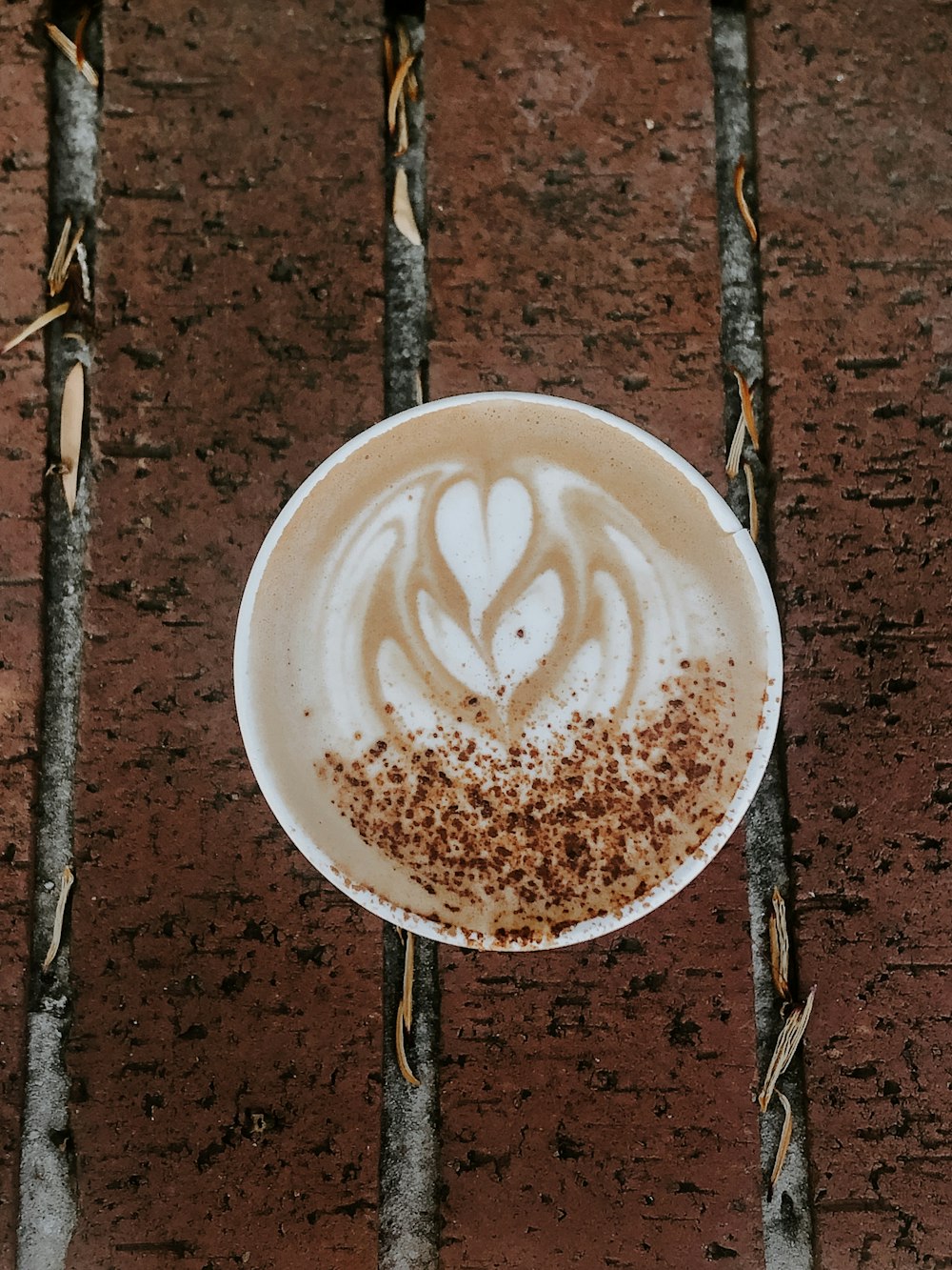 taza redonda de espresso blanco